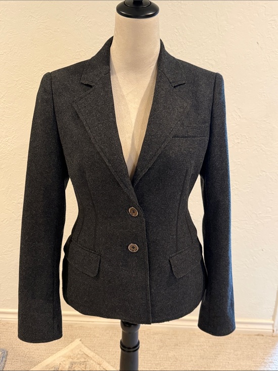 Dolce & Gabbana Jackets & Blazers - Vintage Dolce & Gabbana Wool Gray Tailored Blazer Italian 42 US 6